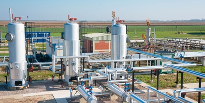 Processanläggning för naturgas