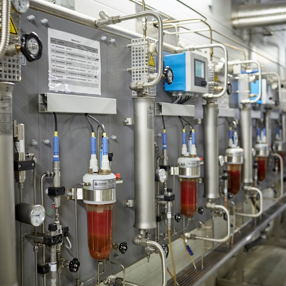 Lösning för analys av ångvatten från Endress+Hauser