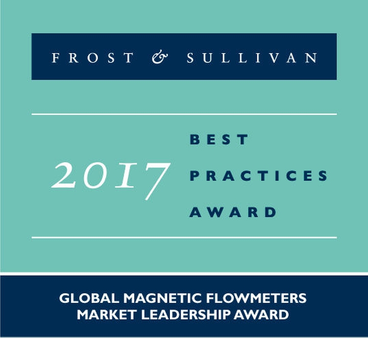 Endress+Hauser tilldelades utmärkelsen Global Market Leadership Award för elektromagnetiska flödesmätare