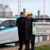 René Lysén, Lynetten och Niels Hebsgaard, Endress+Hauser framför Danmarks största
avloppsreningsverk.