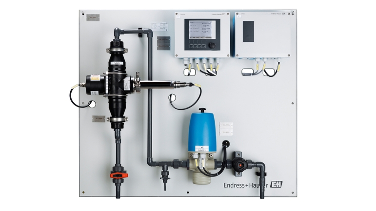 Ett exempel på en vattenövervakningspanel för industriellt spillvatten