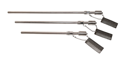 Product picture Raman bIO-Optics 120, 220, 320 side view aiming left with tags showing