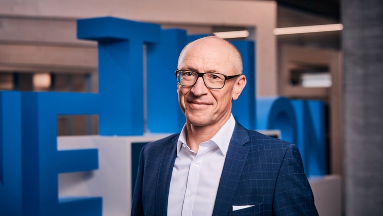 Dr Rolf Birkhofer, verkställande direktör på Endress+Hauser Digital Solutions