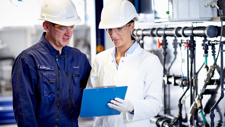 Säker övervakning av processvatten i kemiindustrin