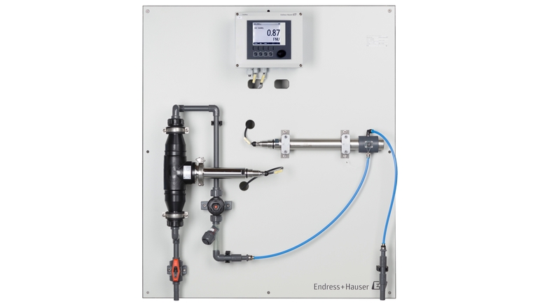 Exempel på vattenövervakningspanel för olje- och gasindustrin