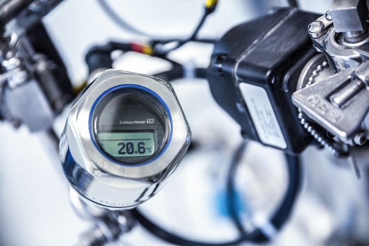 Sanitär temperaturgivare iTHERM TM411 med digital display